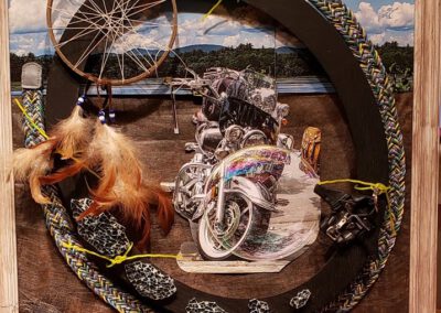 Biker's Dream Catcher by Linda Greenwood