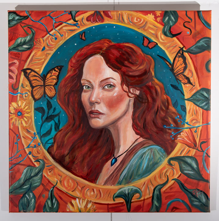 AI Red Athena by Rebecca Fredrickson