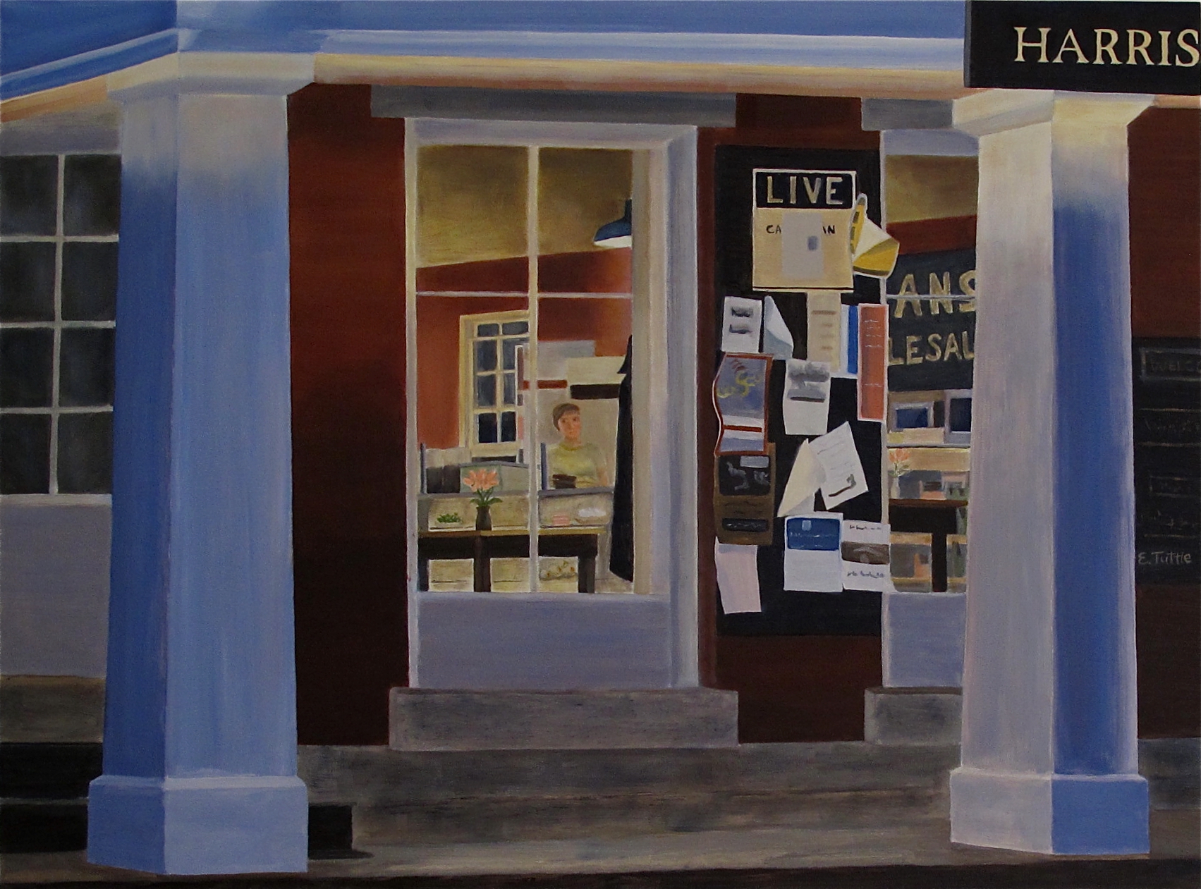 Evening at the store by Edith Tuttle
