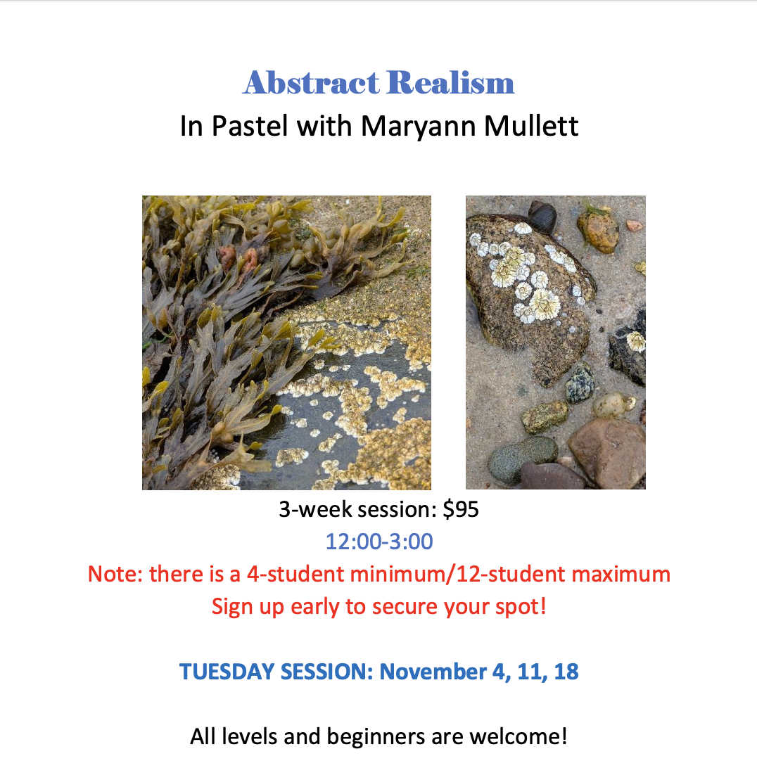 Abstract Realism In Pastel with Maryann Mullett