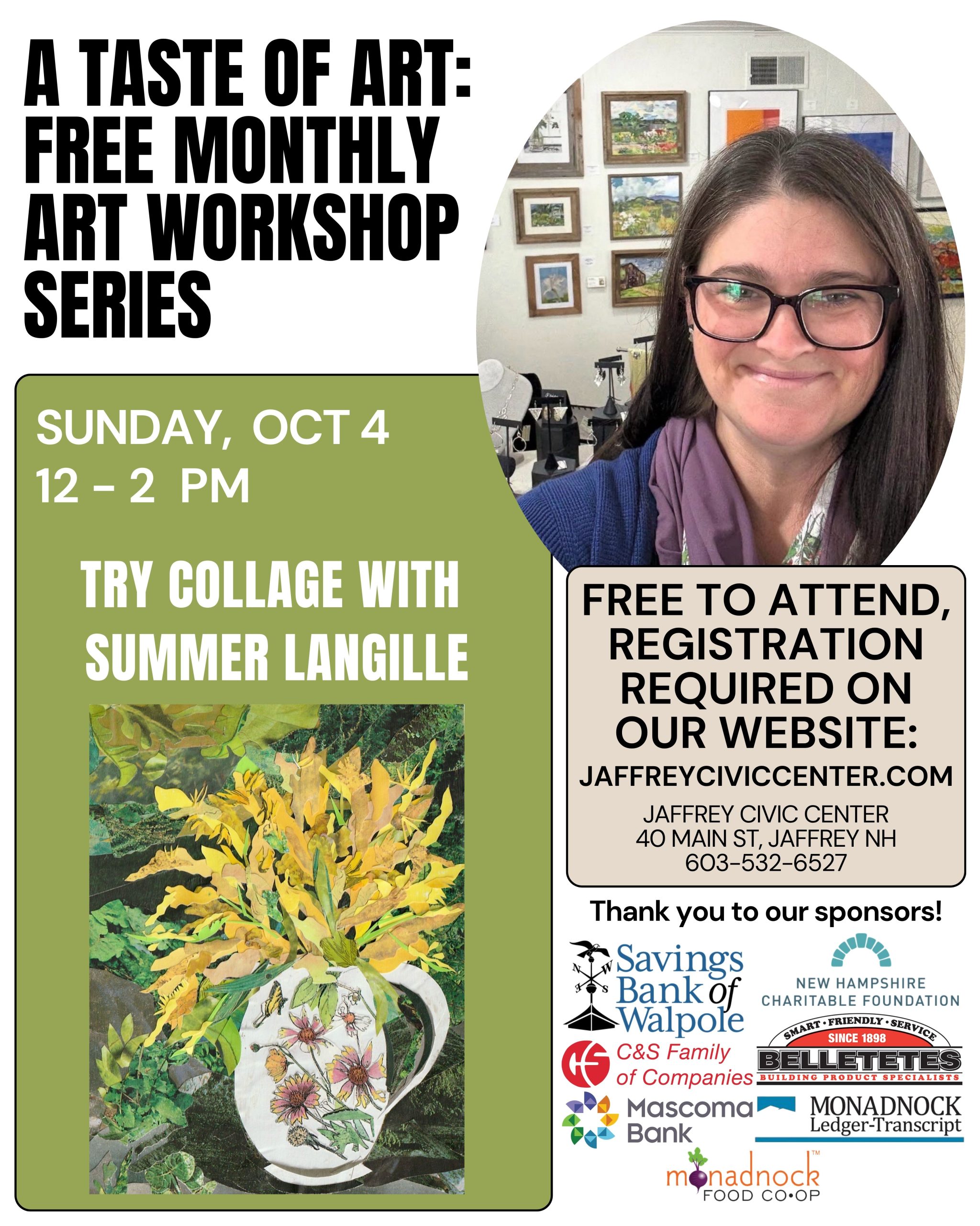 A Taste of Art: Collage with Summer Langille