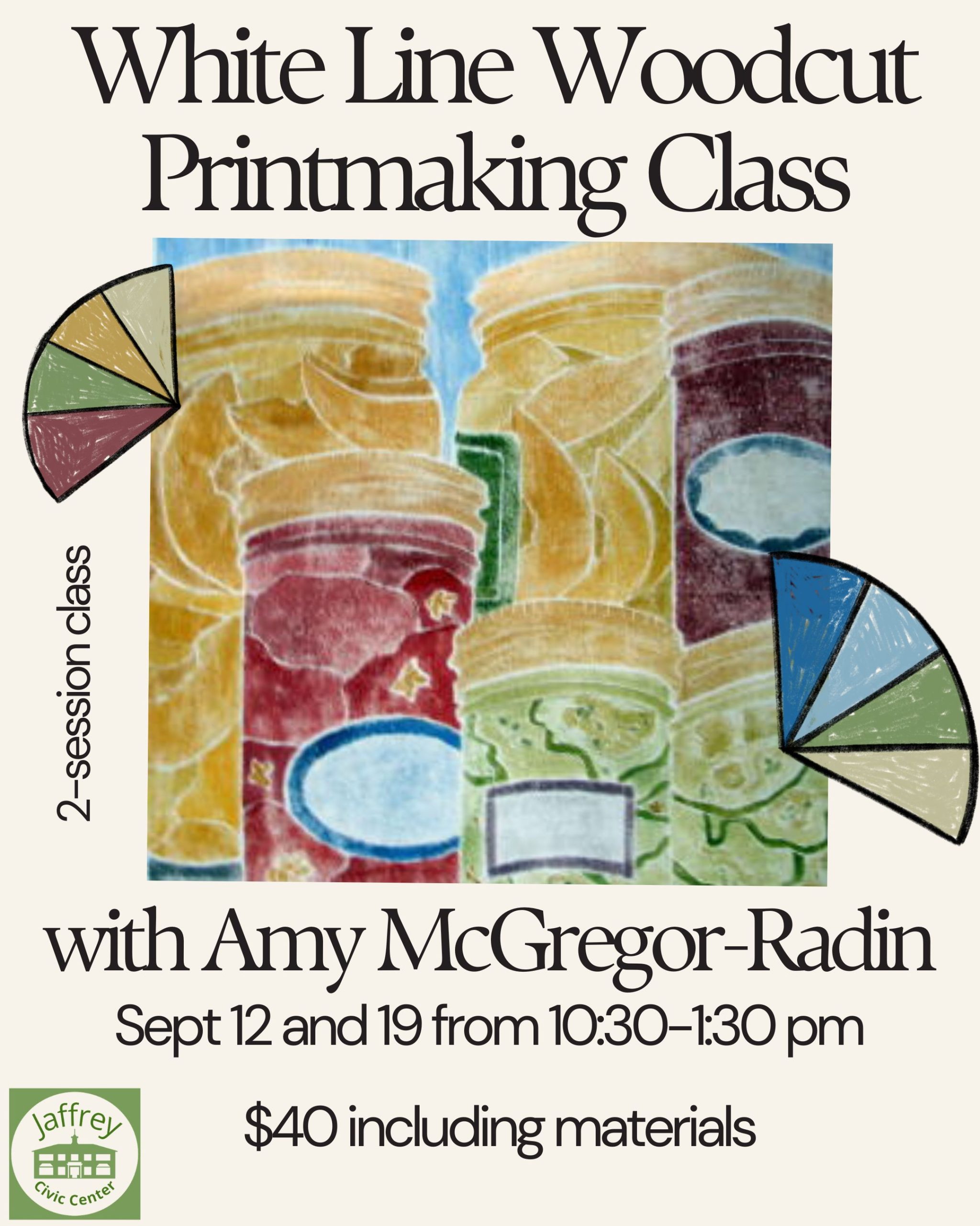 White Line Woodcut Printmaking Class with Amy McGregor-Radin