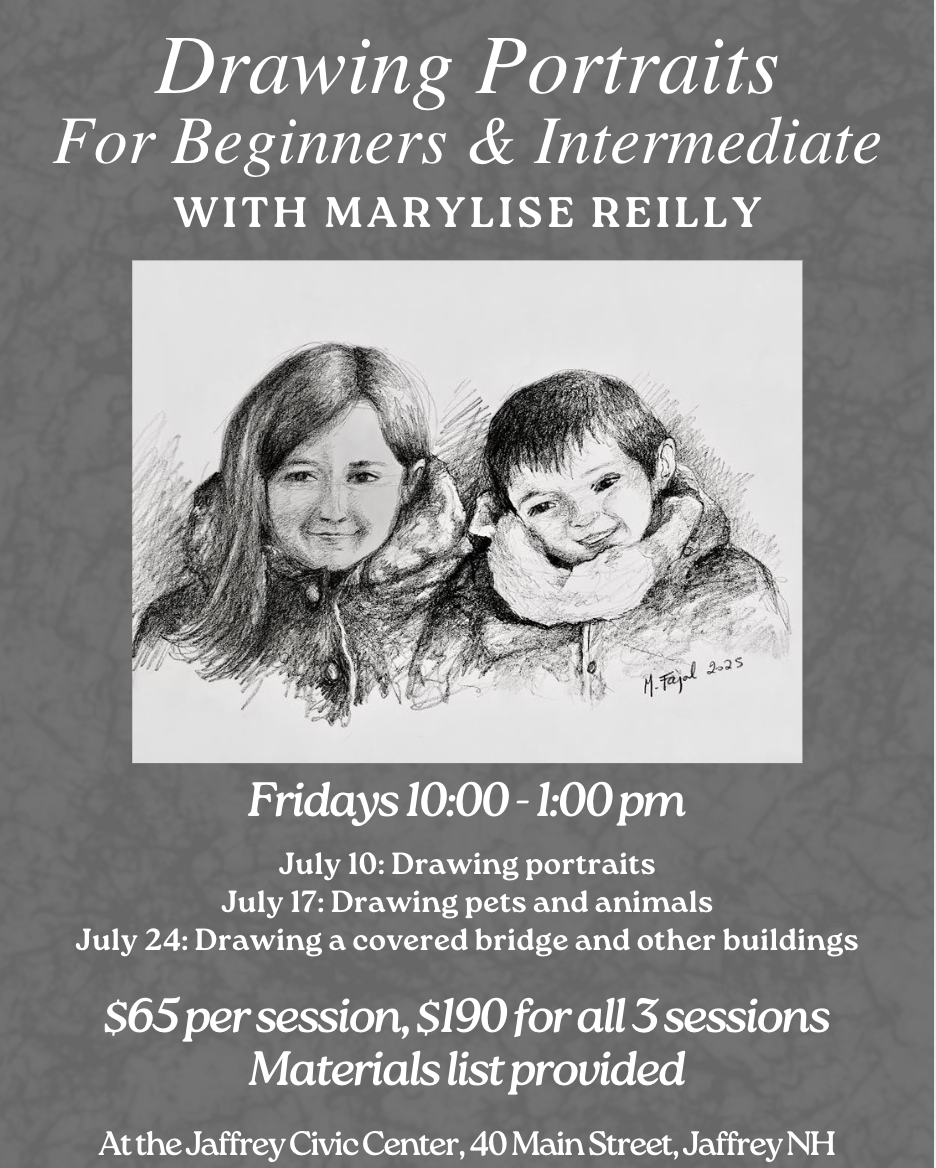 Drawing Portraits Class by Marylise Reilly