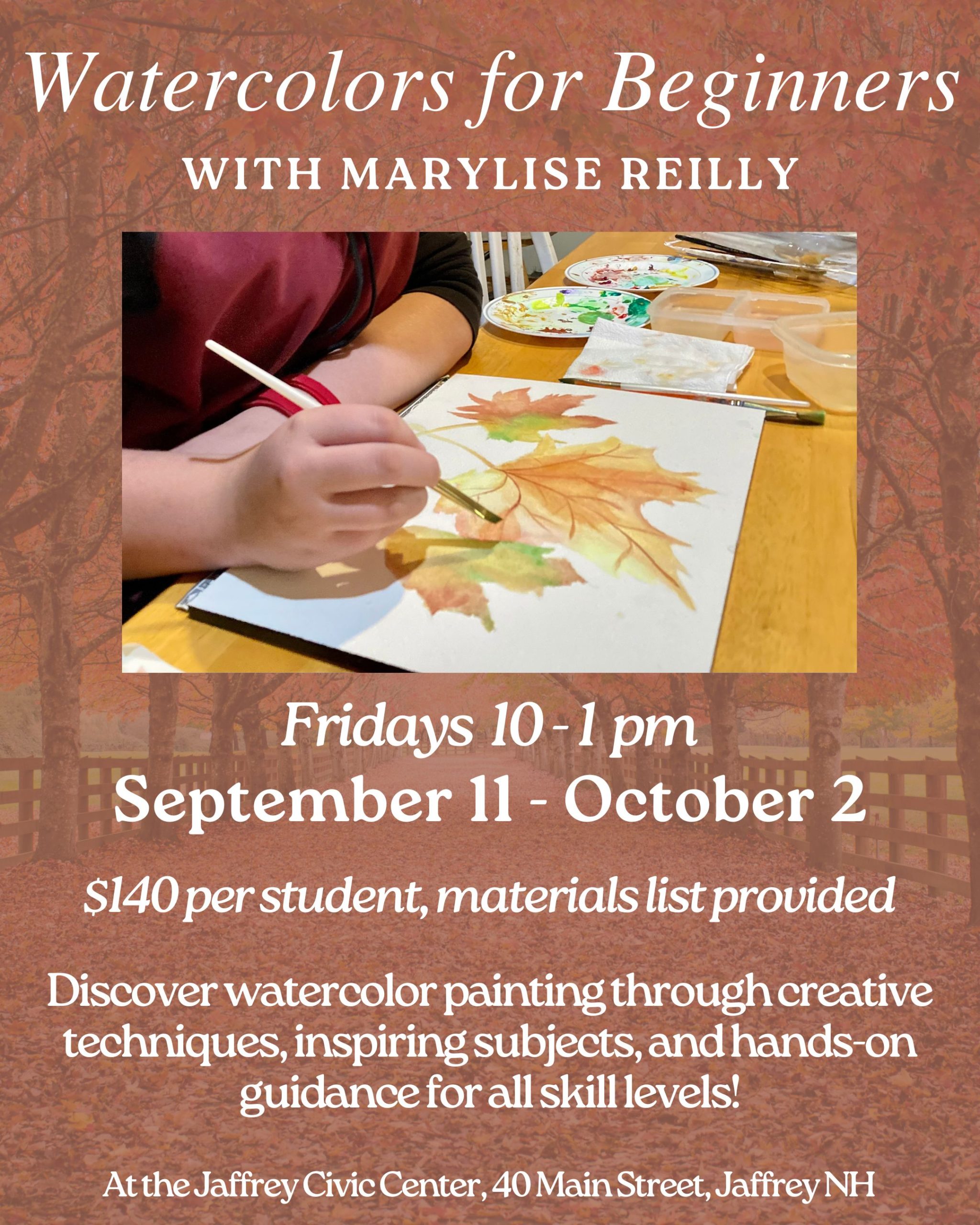 Watercolor for Beginners with Marylise Reilly